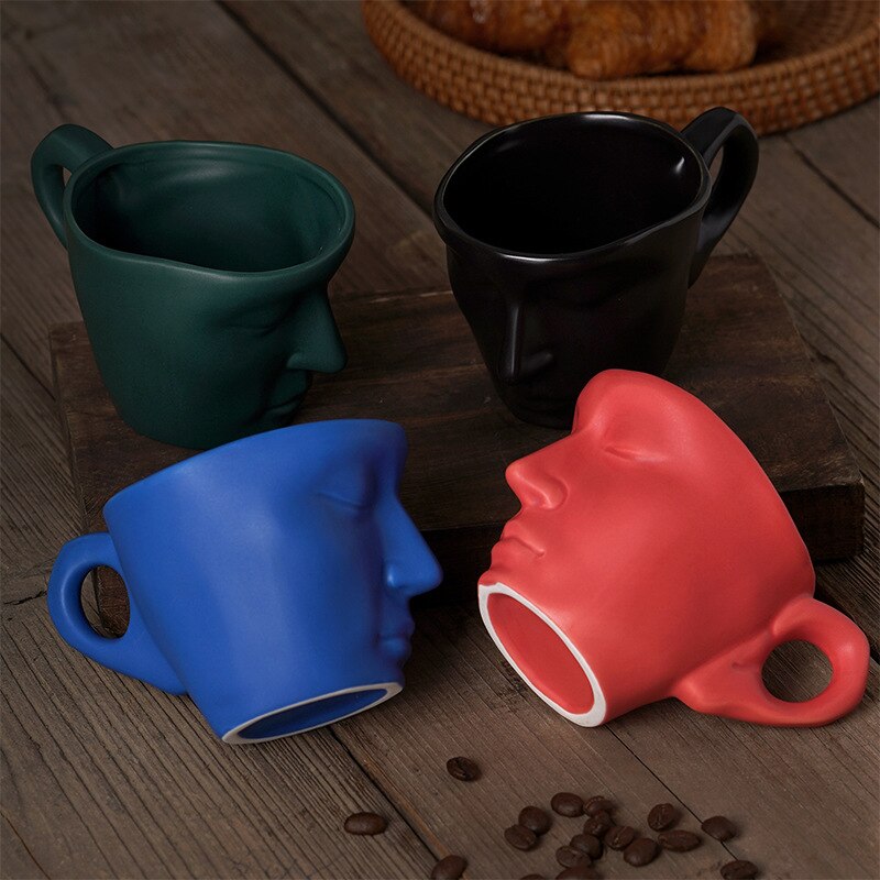 FeatureFrosted Face Mugs